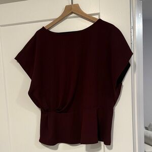 Express Deep Burgundy Blouse